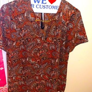 Michael Kors paisley print top